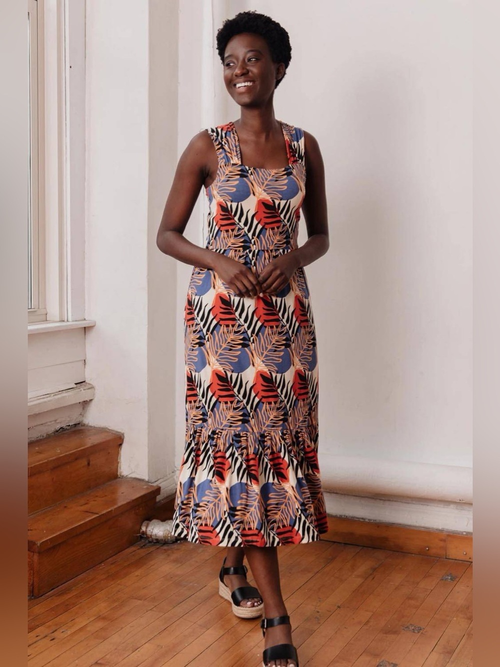 MATA TRADERS OPAL LAYERED DRESS LARGE